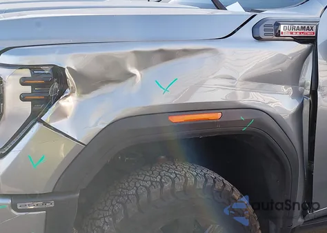 2024 GMC Sierra 2500Hd 4Wd Standard Bed At4 from USA, damaged, VIN 1GT49PEY7RF375683